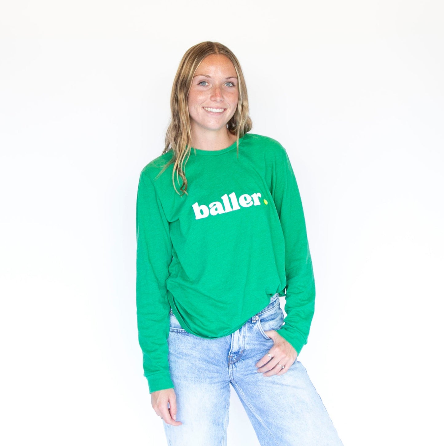 EVERYONE BALLER LONG SLEEVE TEE