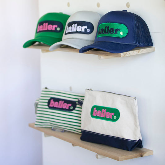 GREEN STRIPED PILL POUCH