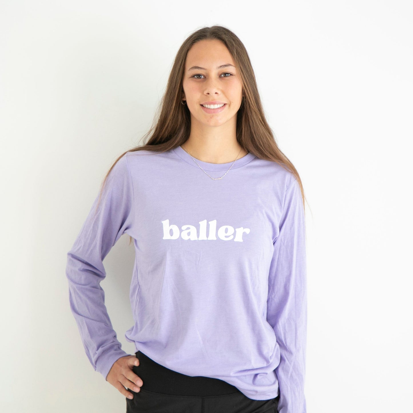 EVERYONE BALLER LONG SLEEVE TEE