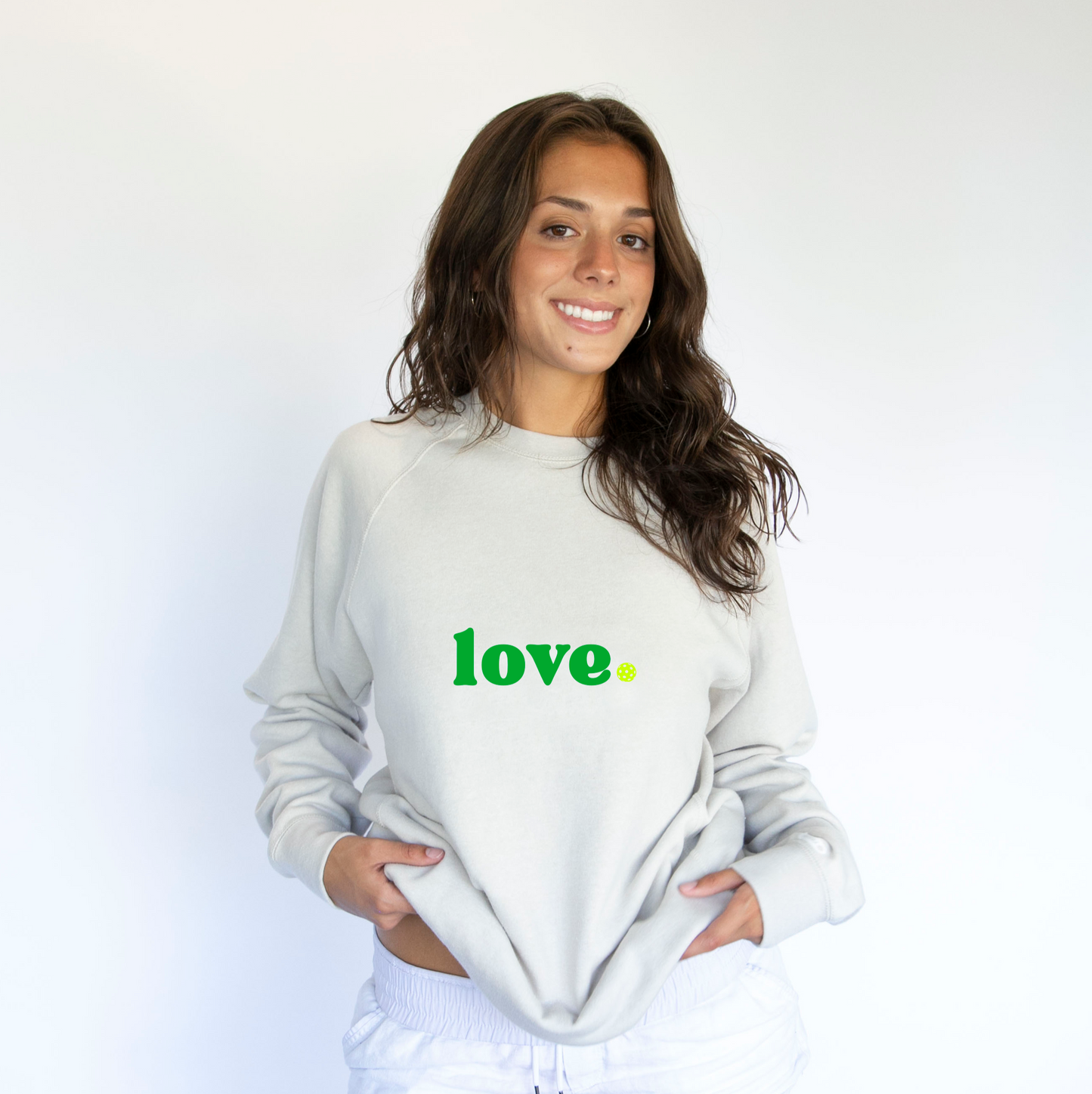 ONLY CREW LOVE SWEATSHIRT